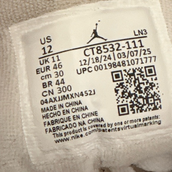 Jordan 3 Retro Pure Money 2025 Sneakers - Picture 7 of 9